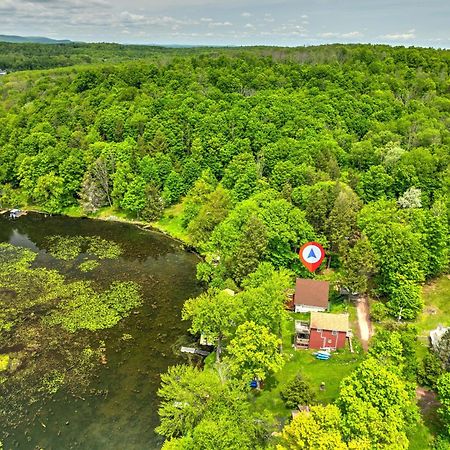Lakefront A-Frame, Dock, Kayaks, Fire Place Lake Ariel ภายนอก รูปภาพ